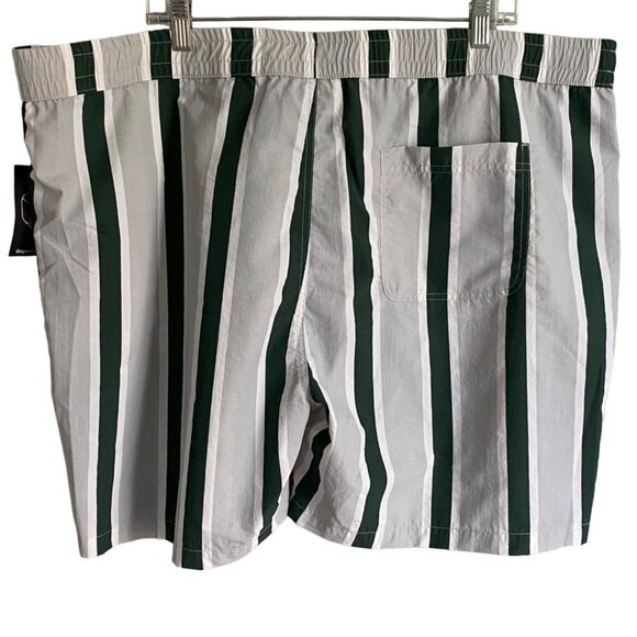Original Use Men's Vertical Striped  Swim Trunks with Pockets Size XXL NEW NWT - Picture 2 of 7
